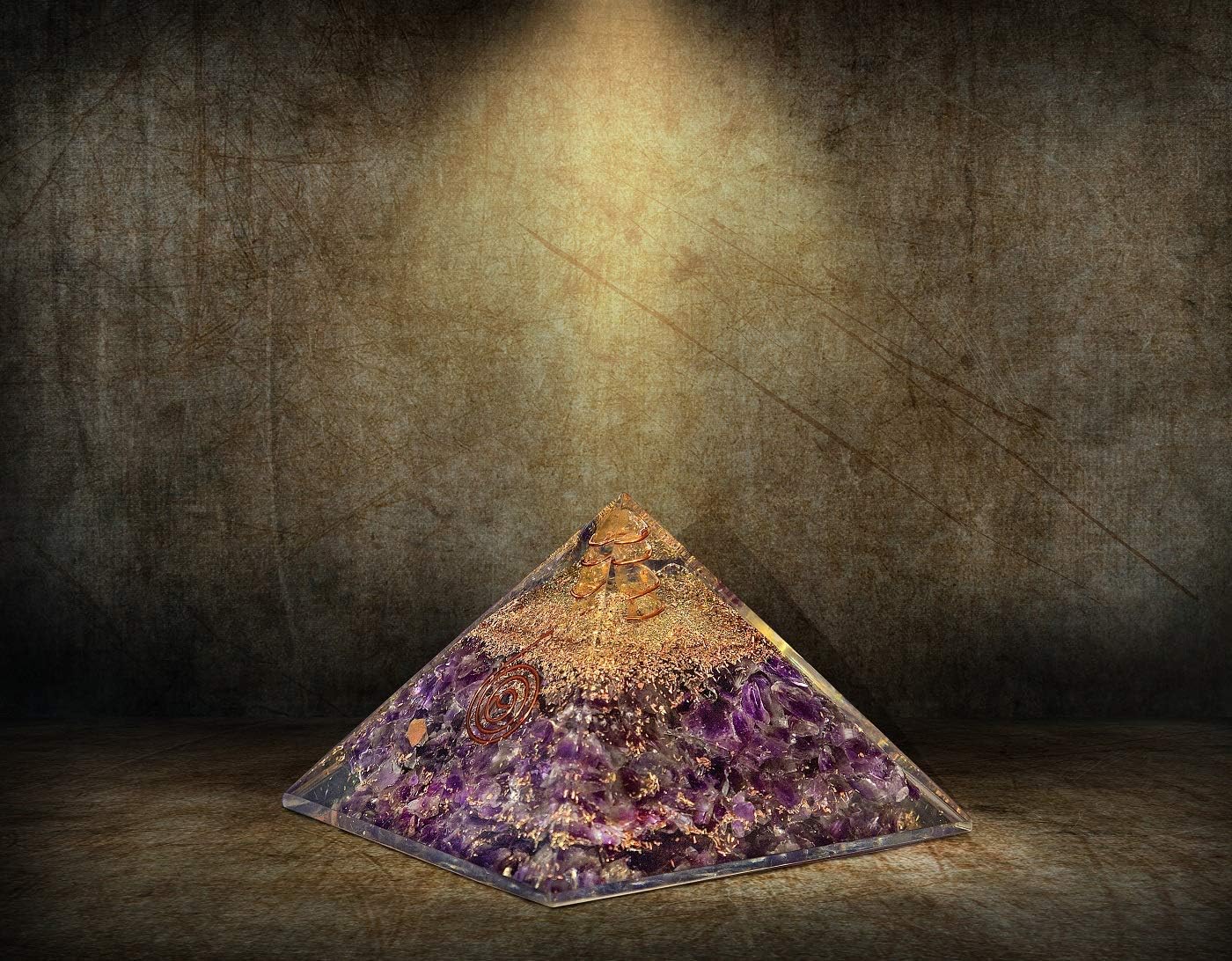 Amethyst Crystal Pyramid (Spiritual Awareness & Intuition)