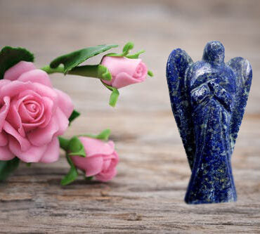 Blue Sandstone Crystal Angel (Communication & Clarity)