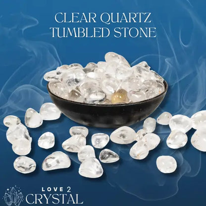 Clear Quartz Tumble Stone –  (Creativity & Inspiration)