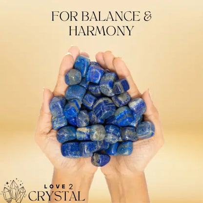 Lapis Lazuli Tumble Stone  (Balance & Harmony)