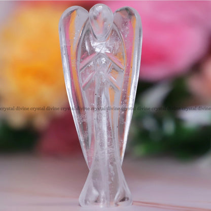 Clear Quartz Crystal Angel (Clarity & Focus)