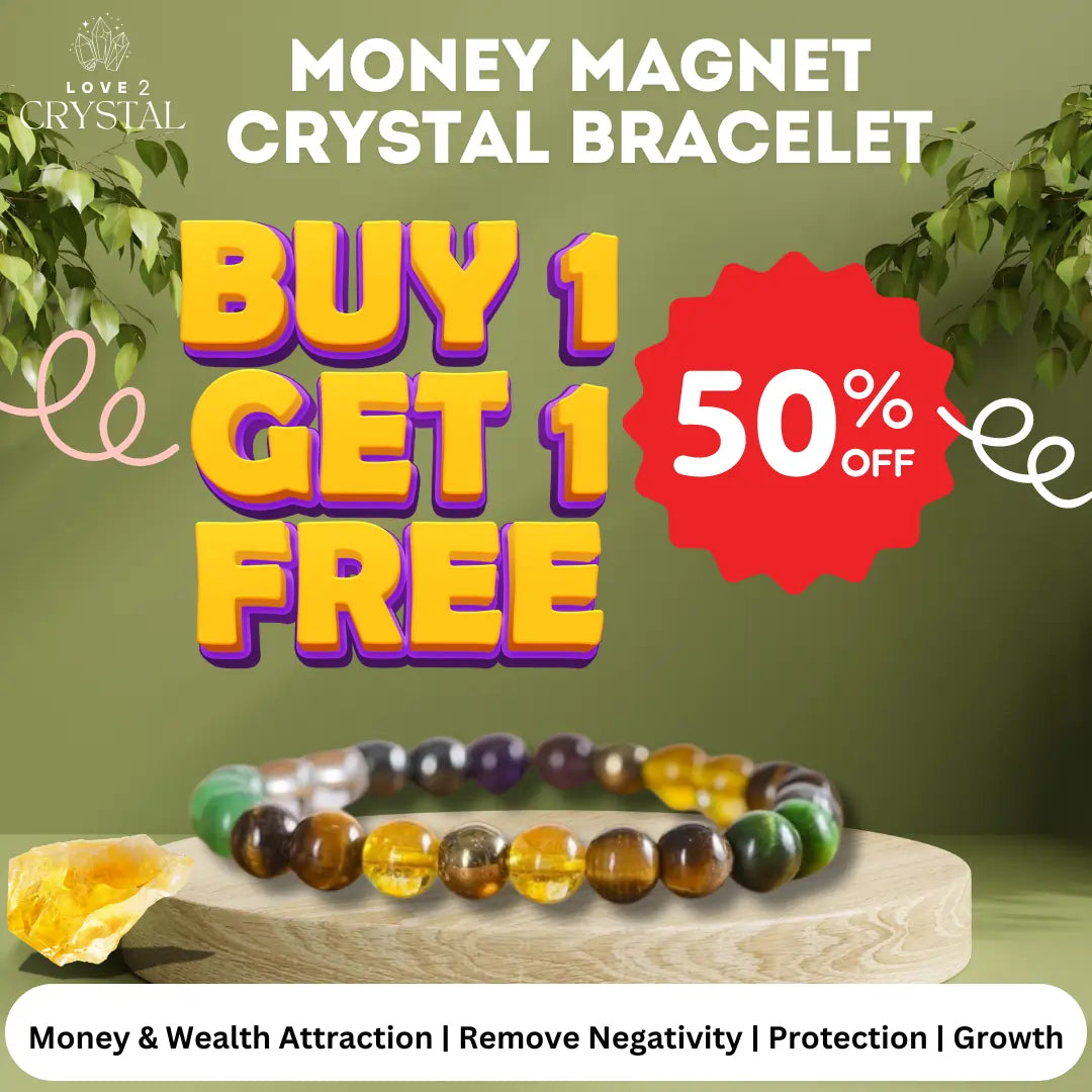 Money Magnet Bracelet for Wealth, Prosperity, and Success – Attract Good Luck & Abundance - Buy 1 Get 1 Free