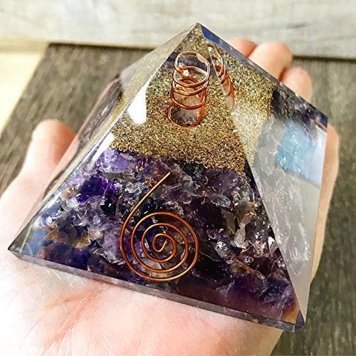 Amethyst Crystal Pyramid (Spiritual Awareness & Intuition)