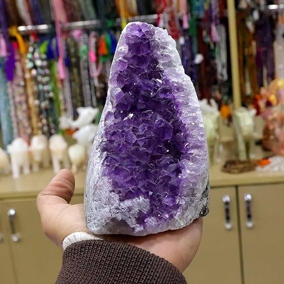 Amethyst Cluster Geode Crystal Natural Stone Raw Rough 1200 to 1300 Gram Approx.