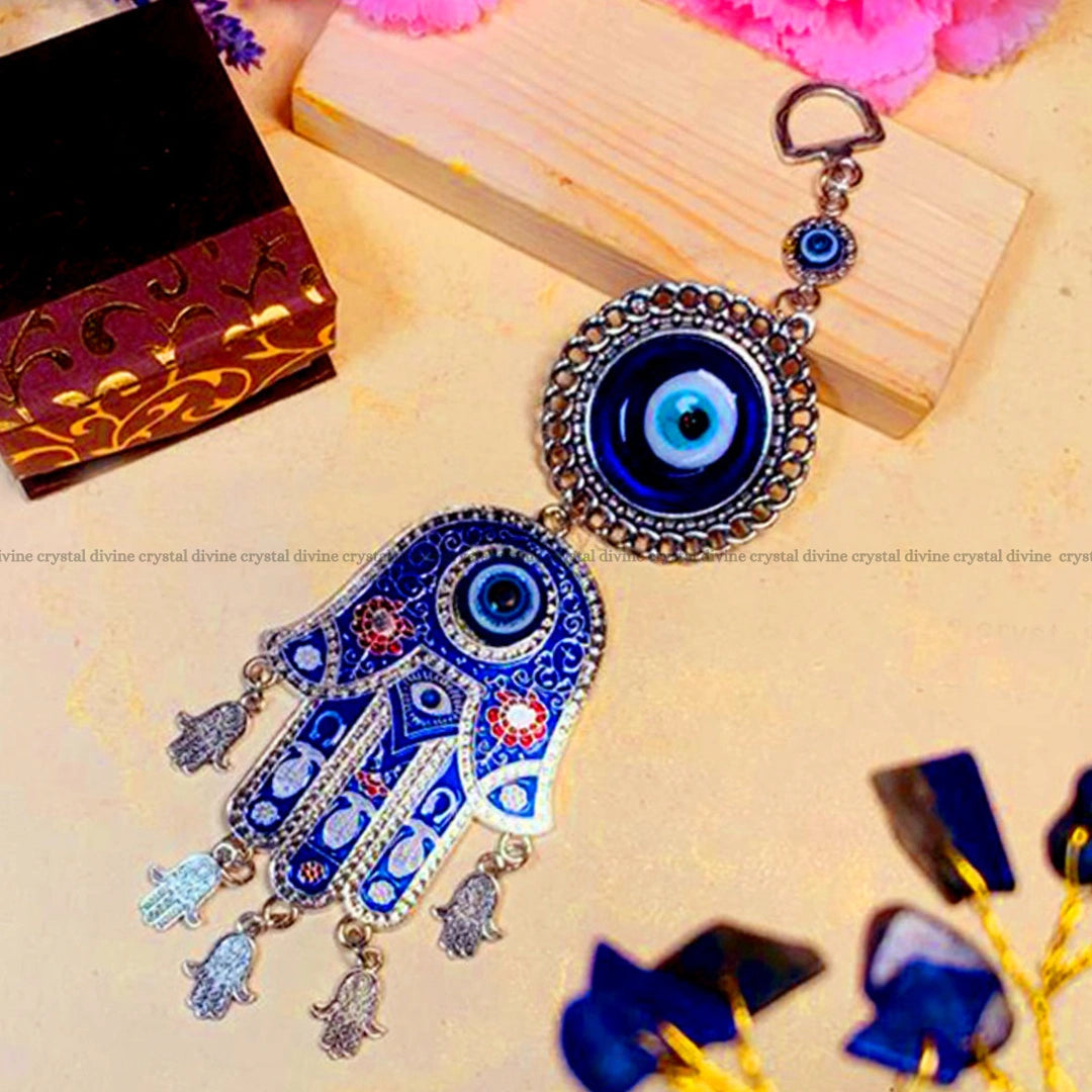 Evil Eye Hamsa Hand Hanger (Grounding & Protection)