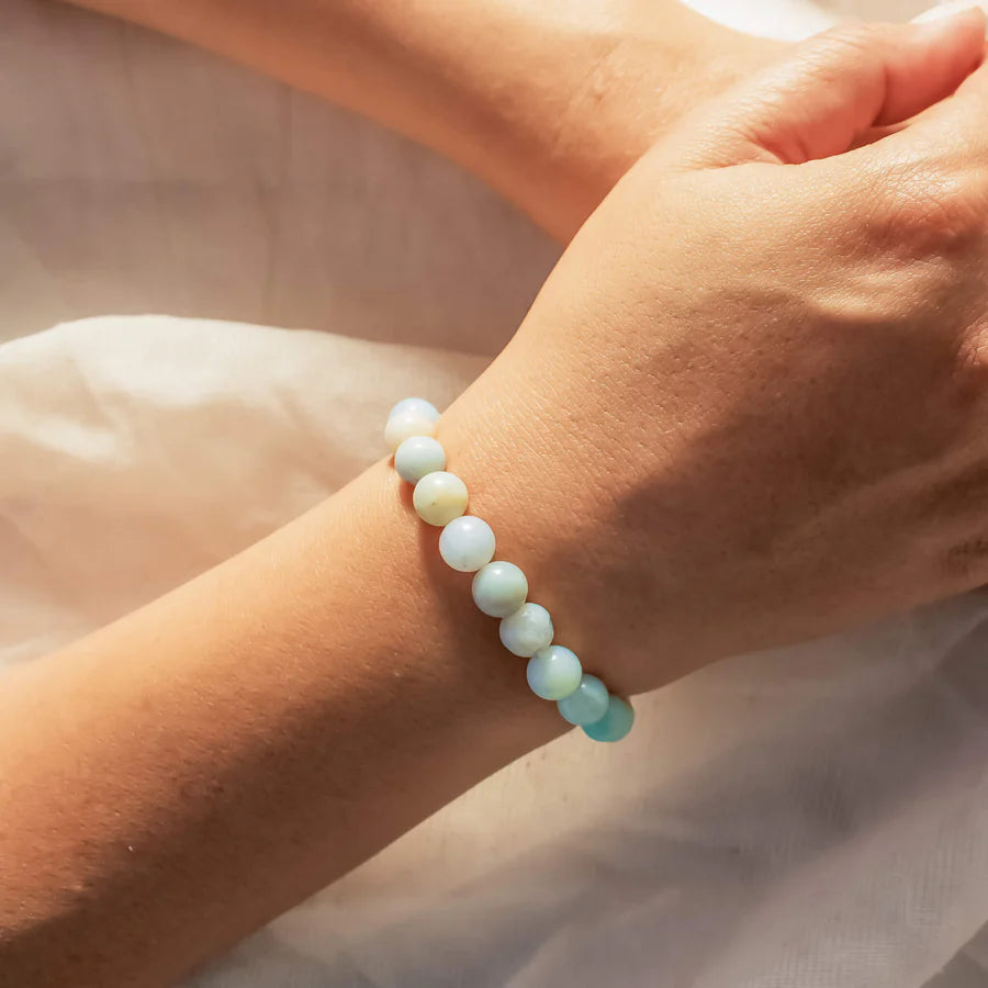 Amazonite Crystal Bracelet – 8 MM (Communication & self-expression)