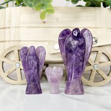 Amethyst Crystal Angel (Protection & Purification)