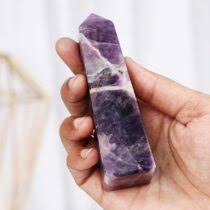 Amethyst Crystal Tower – 70 – 100 grams (Calming & Soothing)