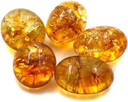 Citrine Tumble Stone Pack of 5 (Abundance & Prosperity)