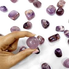 Amethyst Tumble Stone Pack of 5 (Clarity & Mental Focus)