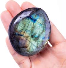 Labradorite Crystal Palm Stone (Energy & Vitality)