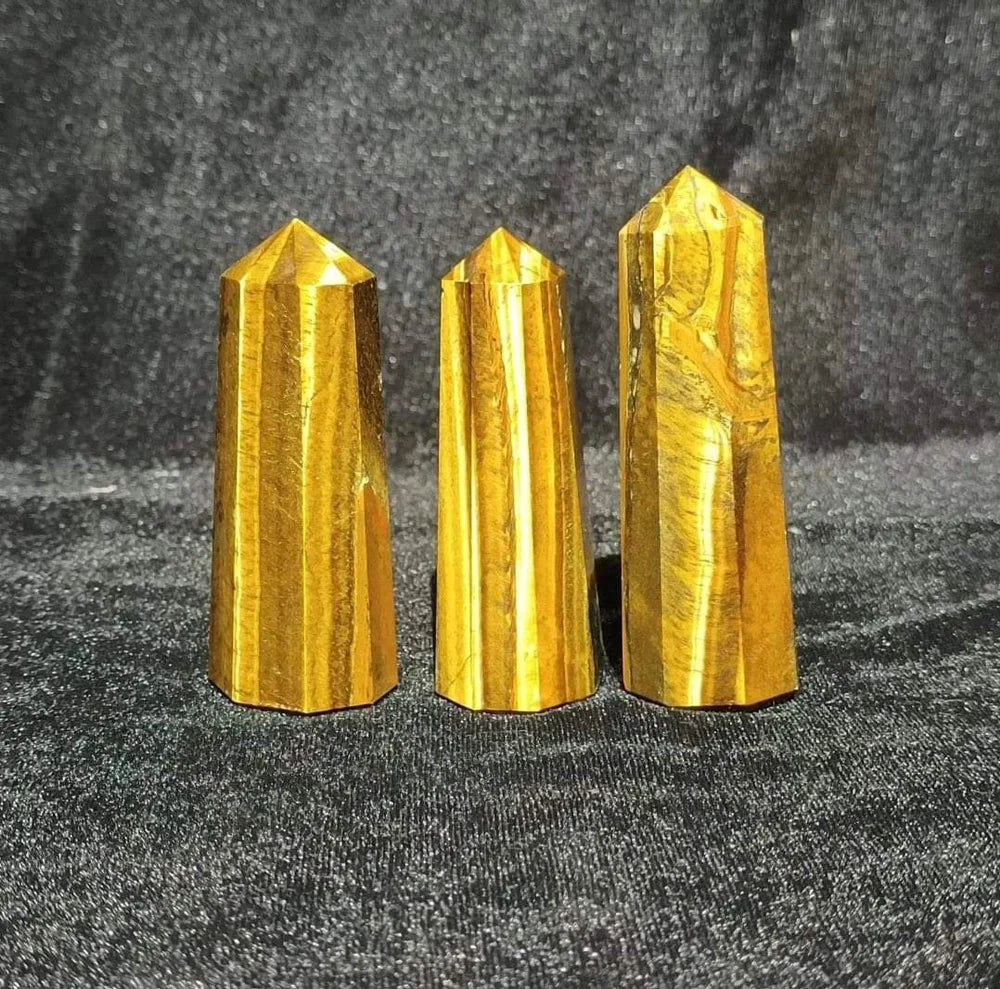 Tiger Eye Crystal Tower – 70 – 100 grams (Confidence & Courage)