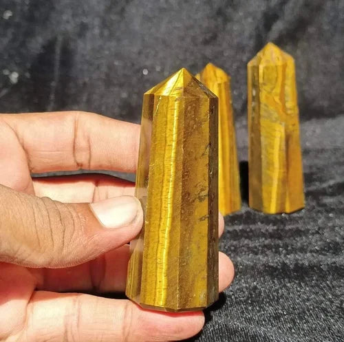 Tiger Eye Crystal Tower – 70 – 100 grams (Confidence & Courage)